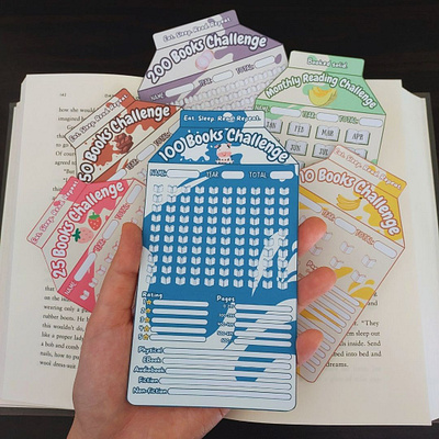 Flavored Milk Book Challenge Bookmarks bookmark design design graphic design printable bookmarks