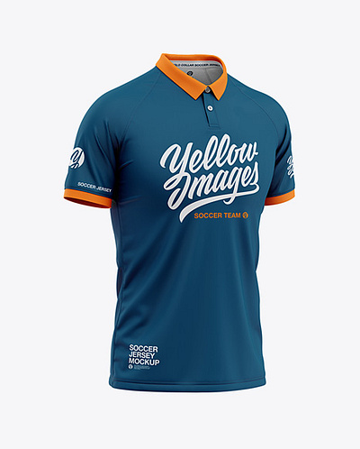 Free Download PSD Soccer Polo Shirt free mockup psd mockup designs