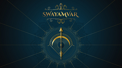 Draupadi's Swayamvar art branding conceptart design graphic design illustration mahabharata poster swayamvar vector