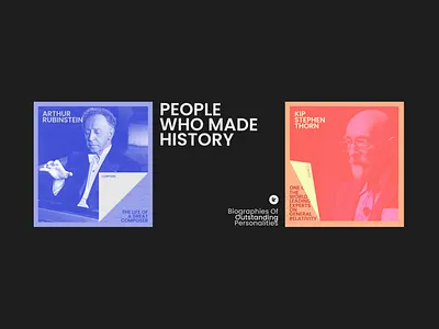 Social media post - People Who Made History branding graphic design ui