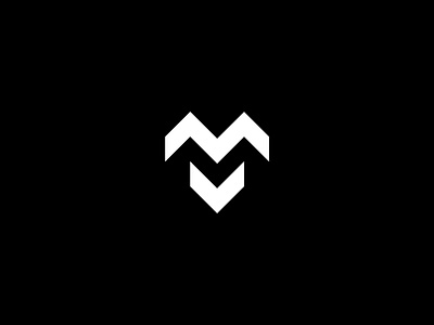 Abstract Lettermark : MV / VM logo design. abstract lettermark abstract logo brandmark creative lettermark design graphic design heart icon lettermark logo logo logo design m logo minimalist logo modern logo mv logo simple logo v logo vm logo vmw logo