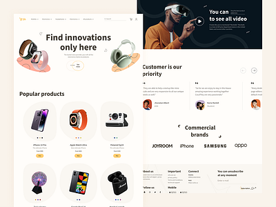 🛍️ Shop Smarter with Our E-commerce Website 🌐 accessories web site branding ecommerce landing page ui website