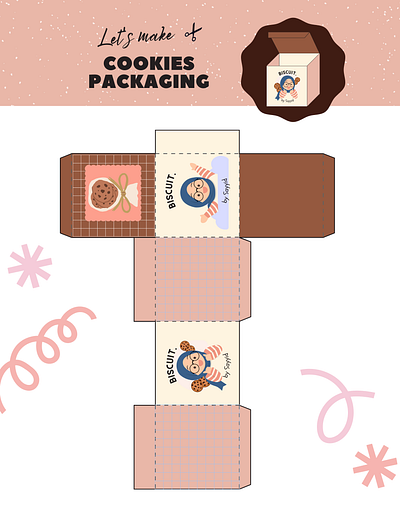 Cookies Packaging Illustration! illustration