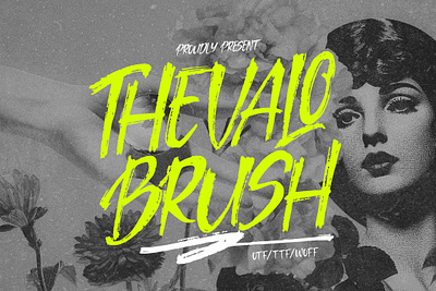 Thevalo Brush | Brush Script Font urban