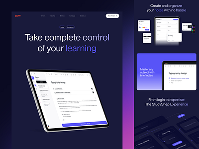 StudyShep - Case Study case study interface ui uidesign ux web webdesign website