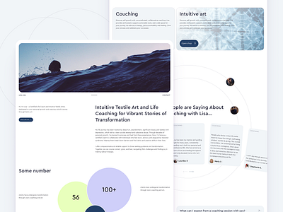 Concept for personal coaching website coaching concept design designinspiration inspiration landing page personal traning ui ux