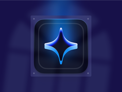 App icon exploration 3d ai app futuristic graphic design icon logo ui visual