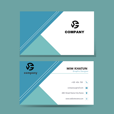 Business Card Design brand branding business card business card design card design cardtemplate color design digital business card graphic design illustration minimal modern popular print professional smart business card design smart card design vector