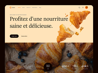 Restaurant Website Design fastfood fluttertop food food and beverage food delivery food landing page food ui food ux food web food web design food website food website design landing page design restaurant landing page restaurant ui restaurant web design restaurant website web design website website design