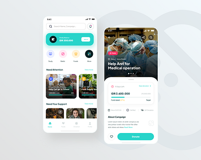 Social Crowdfunding App - UI UX clean design community crowdfunding design app exploration figma graphic design mobile app mobile design ui uidesign uiux