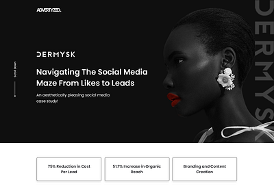 Dermysk Social Media Marketing Case Study branding case study design graphic design illustration social media marketing socialmedia