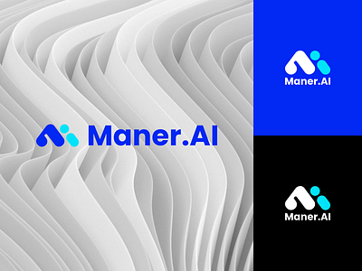 Maner.ai -logo branding design graphic design illustration logo ui