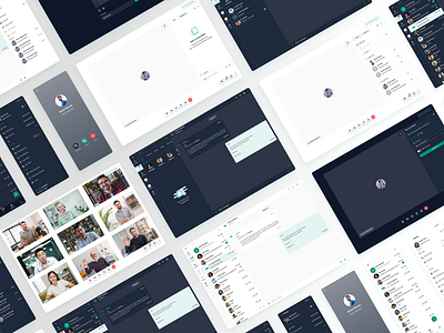 Today Connect - Messenger app branding danialnazemi dark darkmode design figma flat green lightmode ltr messenger minimal modern ui uiux ux web white دانیال ناظمی