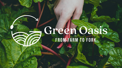 green oasis brand identity | restaurant branding and logo brand brandidentity branding color design illustration logo marketing