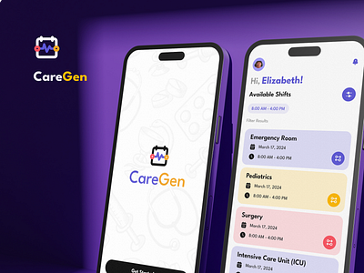 CareGen: AI-powered SaaS platform for Healthcare sector ai design app appdesign branding caregen case study design designinspiration logo typography ui uiux ux