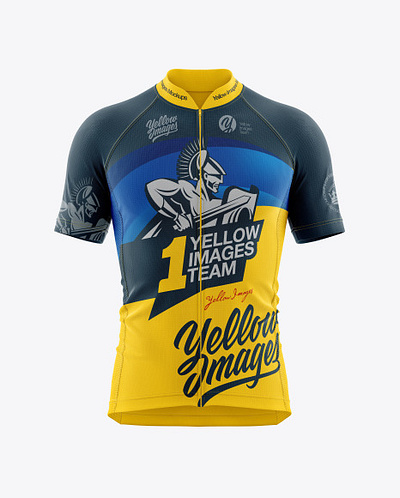 Free Download PSD Men's Cycling Jersey Mockup mockup designs