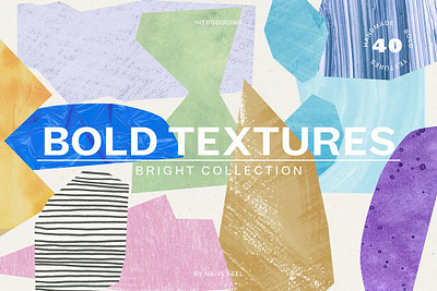 Bold Textures abstract background abstract shapes background bundle background paper bold textures collage elements naive art paint splatter paint strokes paint texture painted background painted graphics painted shapes primitive art