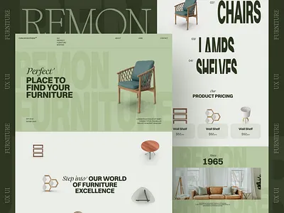 Remon Furnishings Ecommerce Website awe ecommerce ecommerce store ecommerce website furniture shopify web website