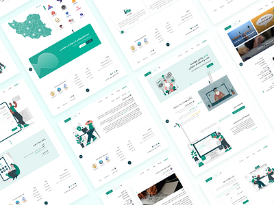 HCM - Landing Page branding danialnazemi design figma flat graphic green hcm hr illustration minimal modern rtl ui uiux ux vector web white دانیال ناظمی