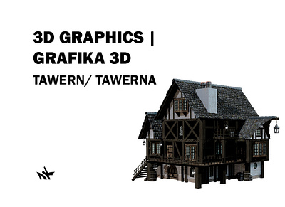 3D Tawern / Tawerna 3d blender design graphic design house illustration medieval