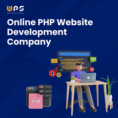 Online PHP Website Development Company – Web Panel Solutions branding ui