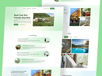 Sophisticated Hotel Booking Website Design design figma hotel booking hotel website landing page modern design ui ux website