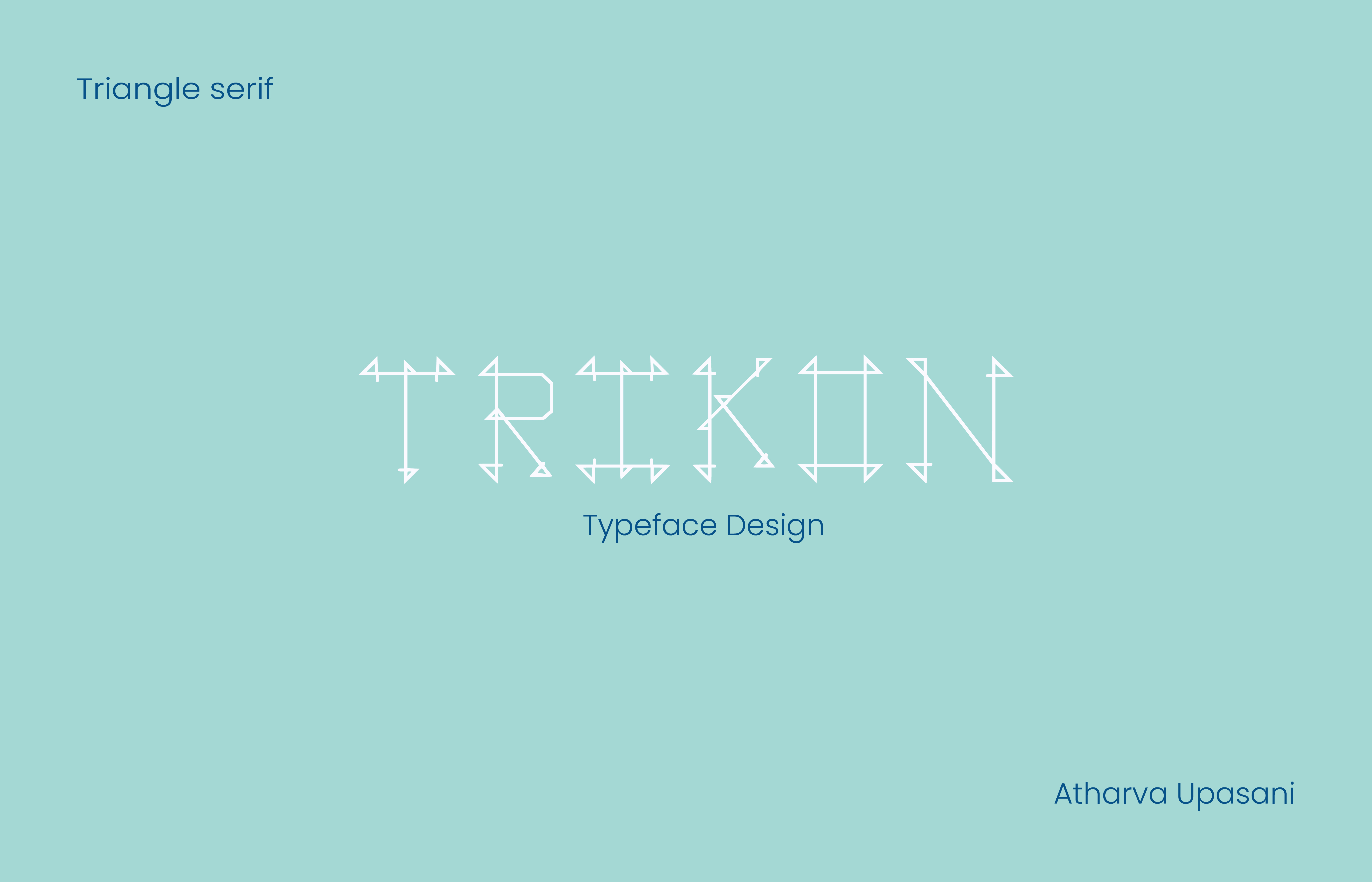TRIKON | Typeface Design 2024 90degree design font fontfamily geometry graphic design right triangle typeface typography