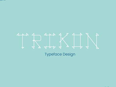 TRIKON | Typeface Design 2024 90degree design font fontfamily geometry graphic design right triangle typeface typography