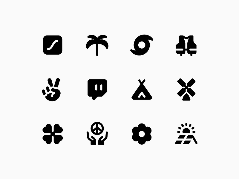 Exciting Additions in Amicons 1.4! collection design glyphs grid icon icon family icon pack icon set iconography icons ui
