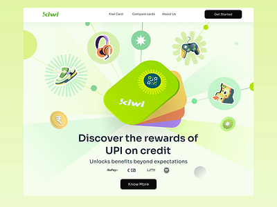 Kiwi: Web Experience animation branding credit card design fintech graphic design illustration kiwi lottie lottie animation motion motion graphics product product design ui vector visual web web experience web3.0