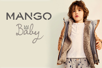 Mango Baby brand identity branding template