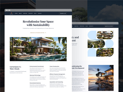 Real Estate Website Redesign ux ui design