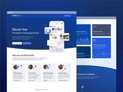 Product Agency Website ux ui design