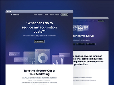 CMO Agency Website ux ui design
