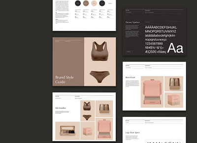 Women's Clothing Brand Identity branding template