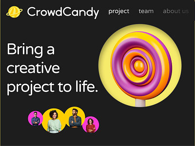 CrowdCandy 🍭 agency branding branding design graphic design logo logo design