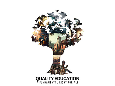 Creative Quality Education Poster Design abstract art creative poster education education poster educational educational poster educational poster design equal education graphic design higher education illustration quality education school poster success poster