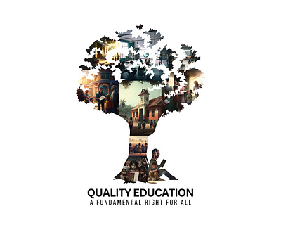 Creative Quality Education Poster Design abstract art creative poster education education poster educational educational poster educational poster design equal education graphic design higher education illustration quality education school poster success poster