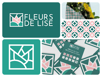 Fleurs de lise branding graphic design logo