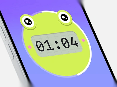 Toothbrush Timer app design clean clean ui clock concept design ios mobile design timer ui ui design