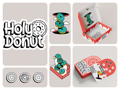 Holy Donut branding graphic design logo