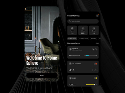 Homeify ✨ | Smart Home App ai clean ui controller home appliance home automation internet of things iot mobile app design smart device smart home smart home app smart house ui ux