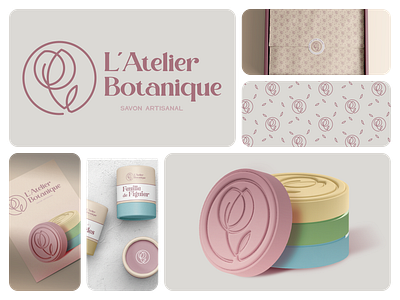 L'Atelier Botanique branding graphic design logo