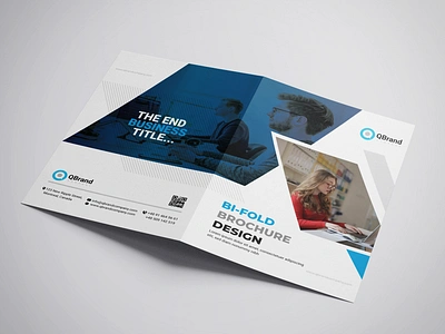 Corporate Bi-Fold Brochure best design bifold bifold brochure brand brand identity branding brochure business business brochure corporate corporate bifold corporate bifold brochure design graphic graphic design illustrator indesign modern bifold photoshop vect plus