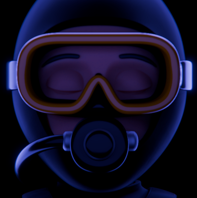 Face closeups from Pool animation 3d animation blender3d blue character dark diver ios lights night pool render space studio underwater