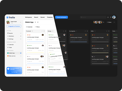 Task manager redesign redesign task mager ui web