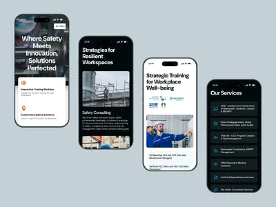 Red River Safety Responsive Design app app design mobile mobile design responsive simple ui ui designer uiux web design web designer website workspace