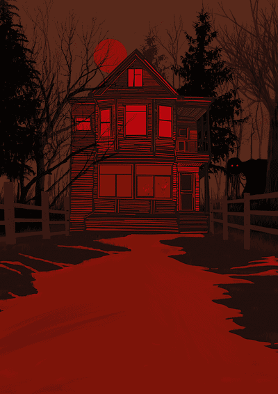 The House Laveyan Satanism adobeillustrator art communicationdesigner dark digitalart digitalpainting illustration illustrator photoshopart visualdesigner