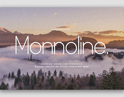 Monnoline - Classy Monoline Font branding design font handwritten illustration italic logotype script typeface ui