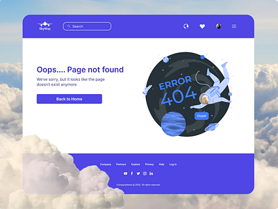 404 Page not found app design graphic design illustration ui ux vector